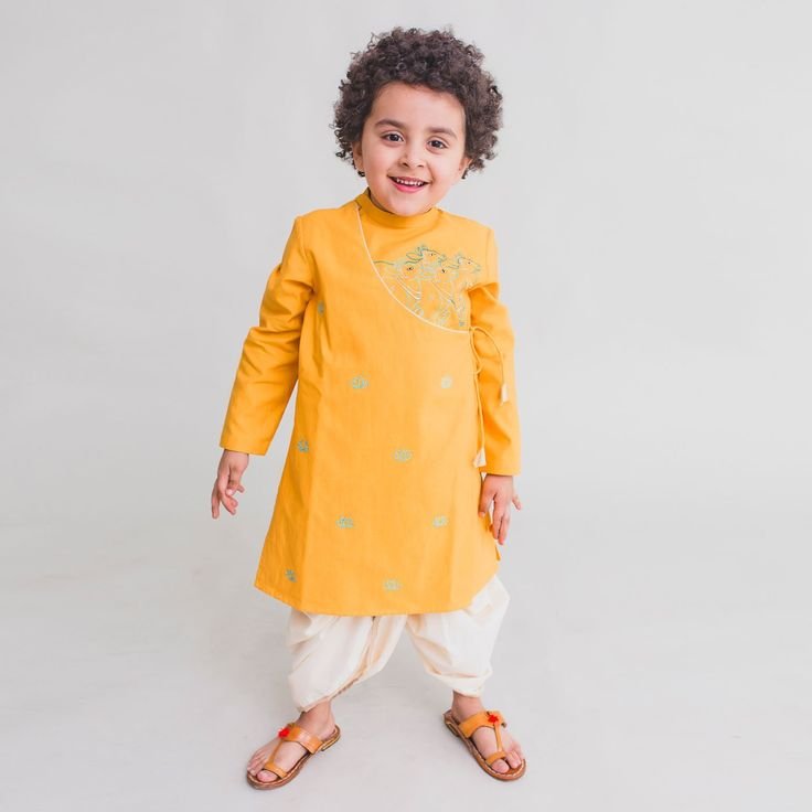 Kids Ethnic Dhoti Kurta Set